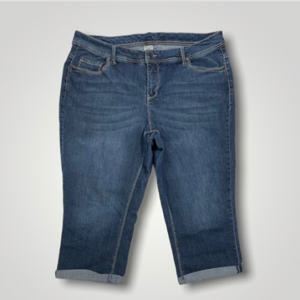 Faded Glory Plus 16W Women’s Capri Jeans